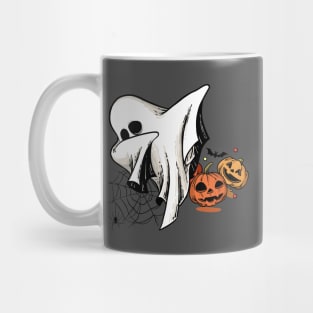 Ghost Halloween Dab Dance Mug